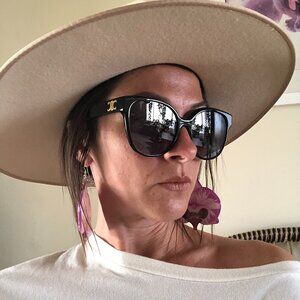 Celine "Cat Eye" Sunglasses - Black